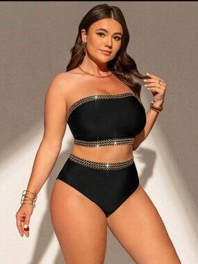 NWT Bandeau Bathing Suit - 2 Pieces